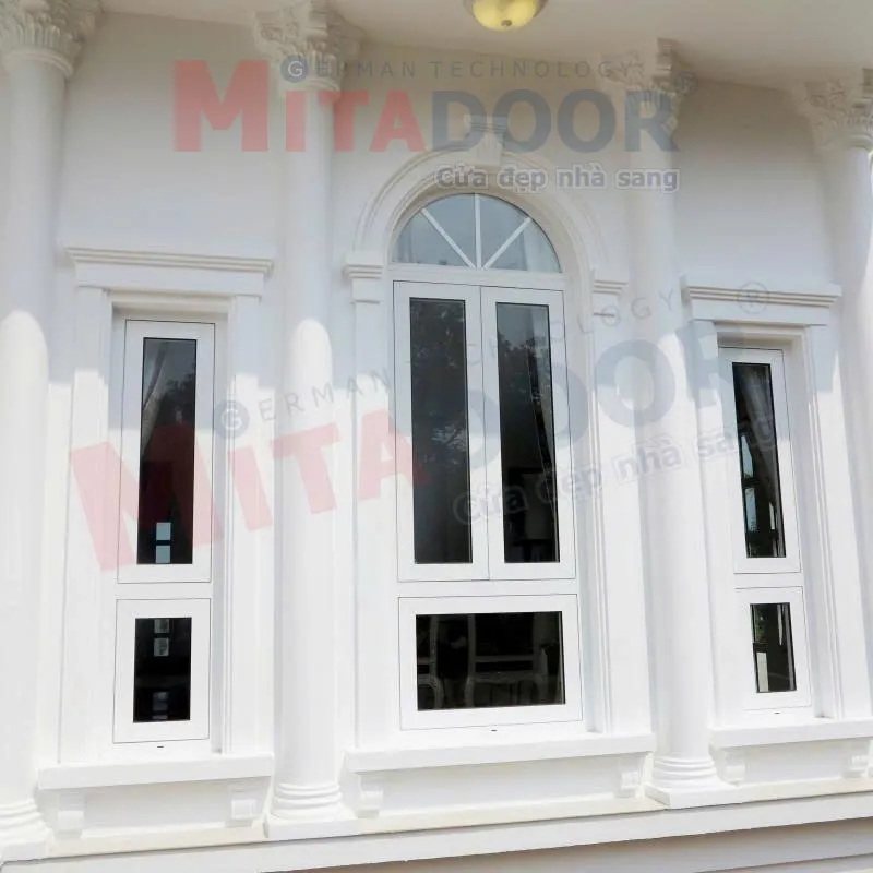Cửa sổ mở quay hệ nh&ocirc;m Mitadoor cao cấp, sang trọng