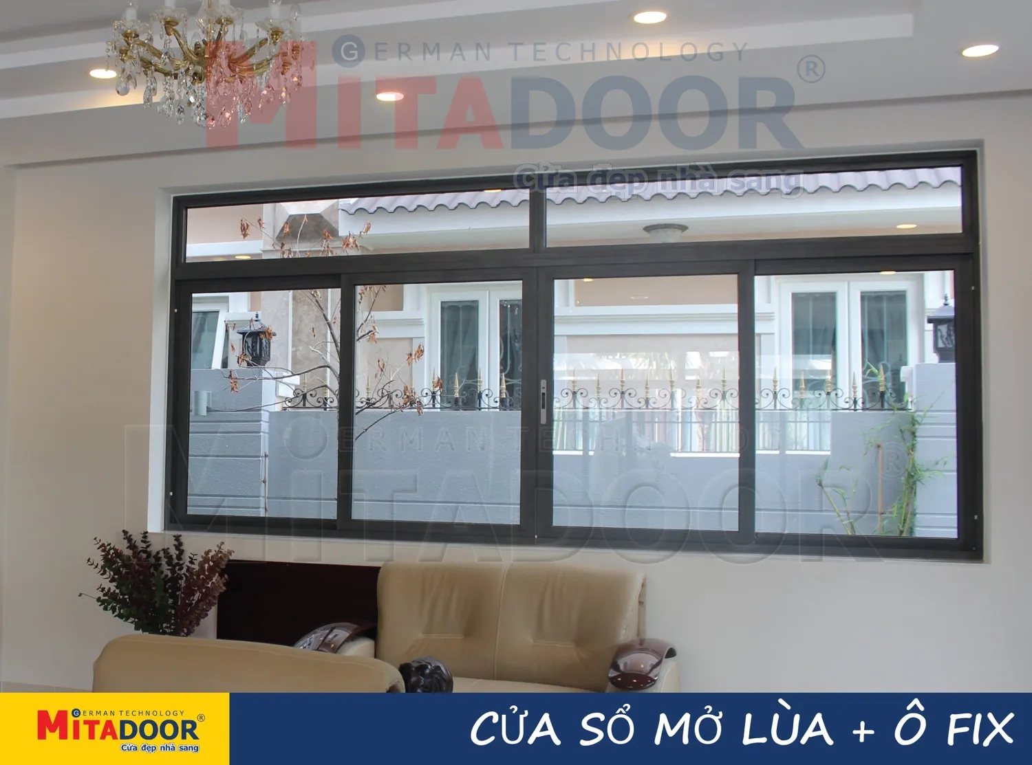 Cửa sổ mở l&ugrave;a vận h&agrave;nh linh hoạt, &ecirc;m &aacute;i 