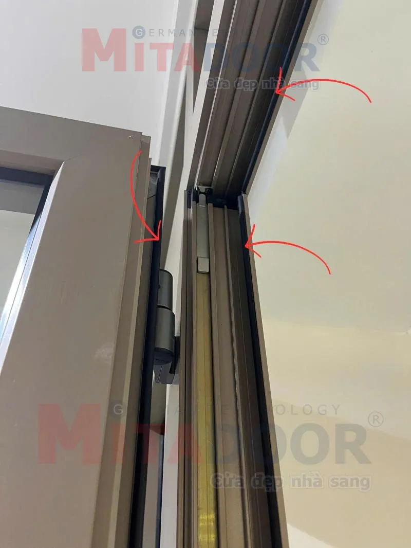Hệ gioăng cao su EPDM đảm bảo độ k&iacute;n kh&iacute;t, chống thấm nước v&agrave; c&aacute;ch &acirc;m hiệu quả