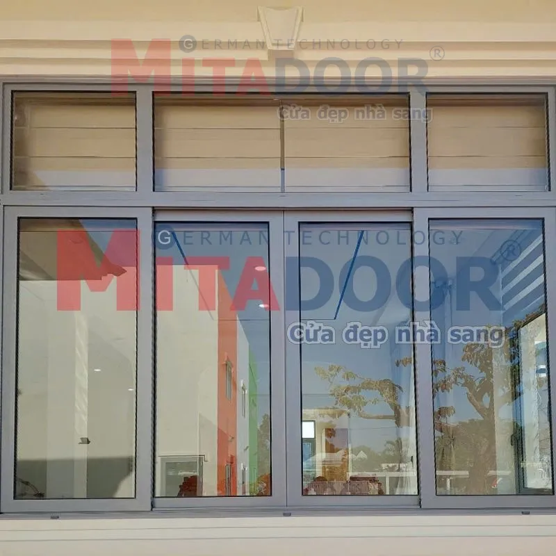 Cửa sổ mở l&ugrave;a hệ nh&ocirc;m Mitadoor DP &ecirc;m nhẹ, an to&agrave;n với chi ph&iacute; tối ưu