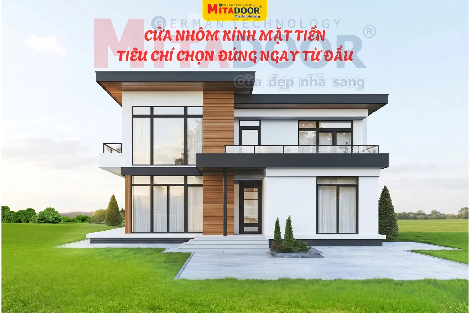 Chọn cửa nh&ocirc;m k&iacute;nh cho mặt tiền đ&uacute;ng ngay từ đầu gi&uacute;p tr&aacute;nh trường hợp &ldquo;tiền mất phiền mang&rdquo;, nh&agrave; k&eacute;m thẩm mỹ lại kh&ocirc;ng đảm bảo an to&agrave;n