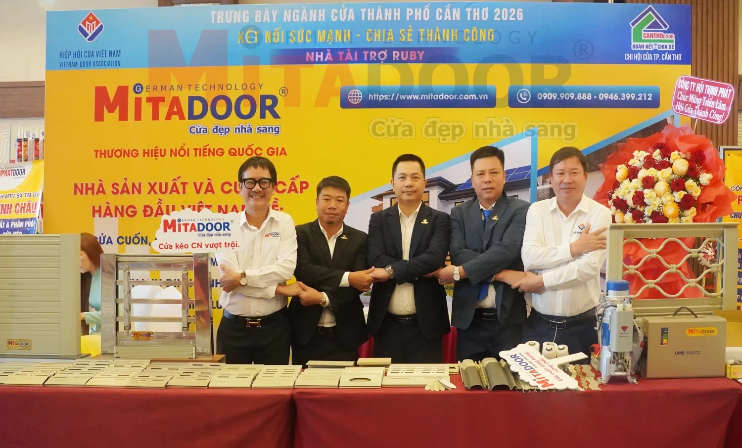 Gian hàng trưng bày của Mitadoor tại sự kiện