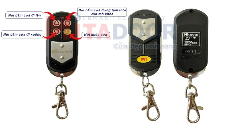 Remote MT-F9 điều khiển cửa cuốn từ xa
