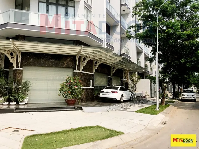 Cửa cuốn Mitadoor tại c&ocirc;ng tr&igrave;nh thực tế