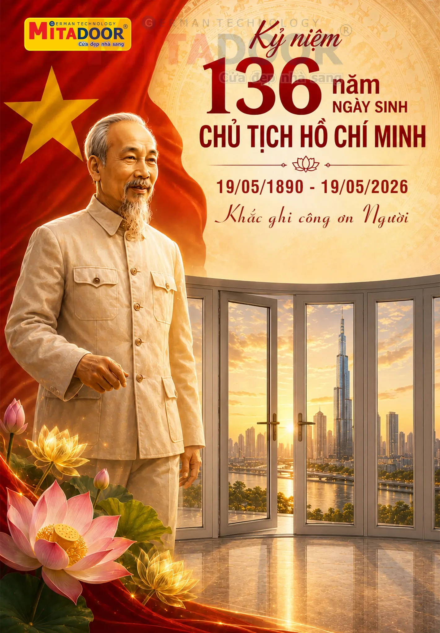 Kỷ niệm 136 năm ng&agrave;y sinh của B&aacute;c Hồ (19/5/1890 - 19/5/2026) - Vị cha gi&agrave; k&iacute;nh y&ecirc;u của d&acirc;n tộc Việt Nam
