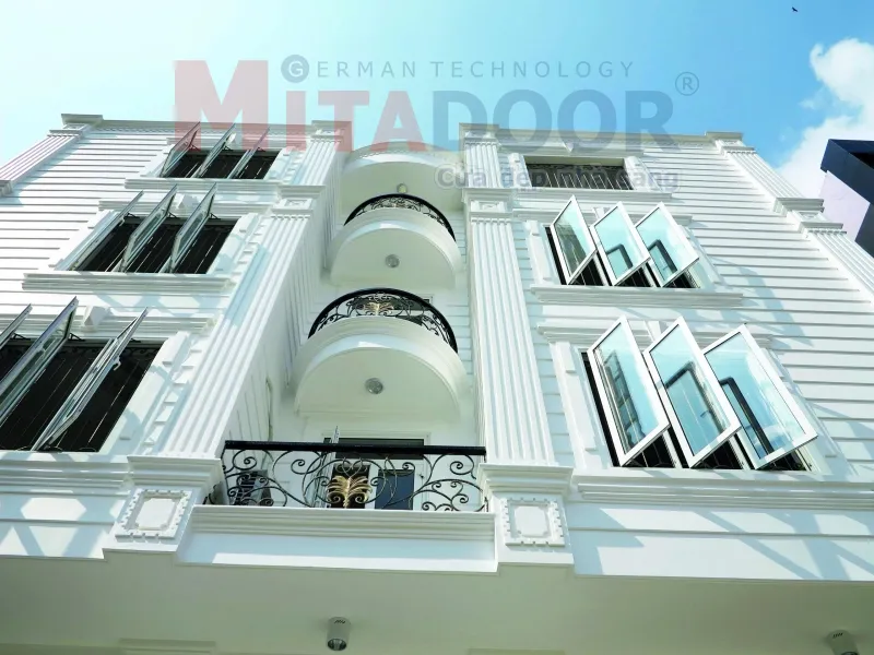 Cửa sổ mở quay Mitadoor hệ nh&ocirc;m cao cấp sang trọng