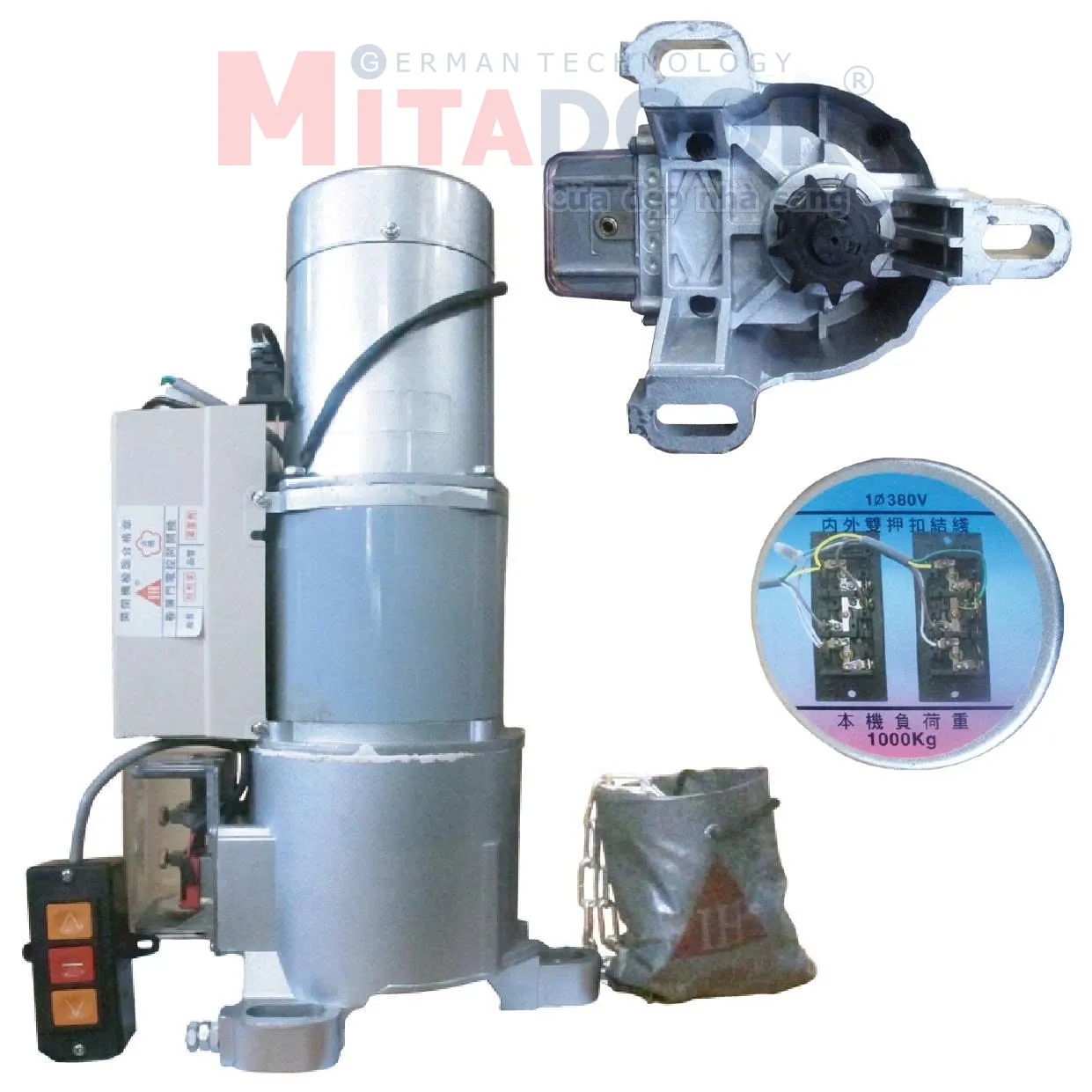 Motor nhập khẩu ch&iacute;nh h&atilde;ng dảm bảo độ bền v&agrave; thời gian sử dụng l&acirc;u d&agrave;i