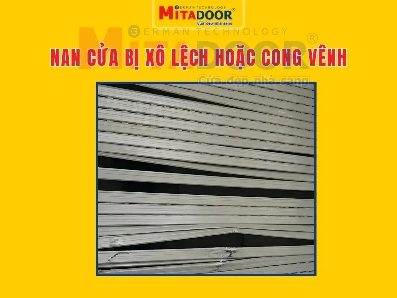Tình trạng nan cửa bị kẹt, xổ lô nguy hiểm cho người sử dụng
