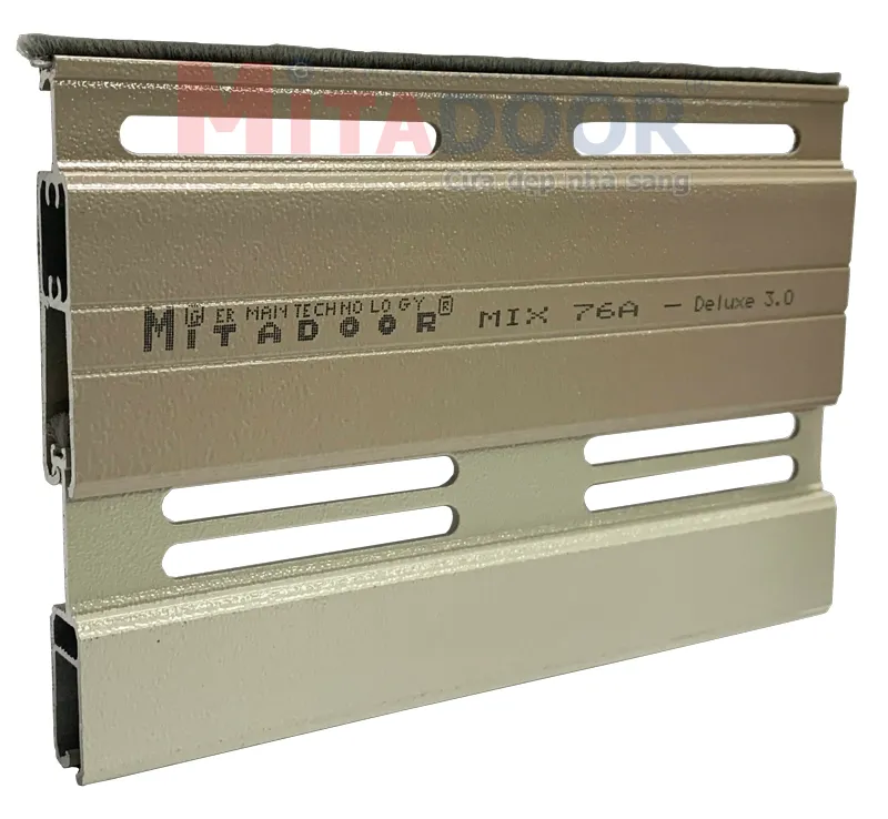 Nan cửa cuốn nhôm khe thoáng Mitadoor MIX 76A