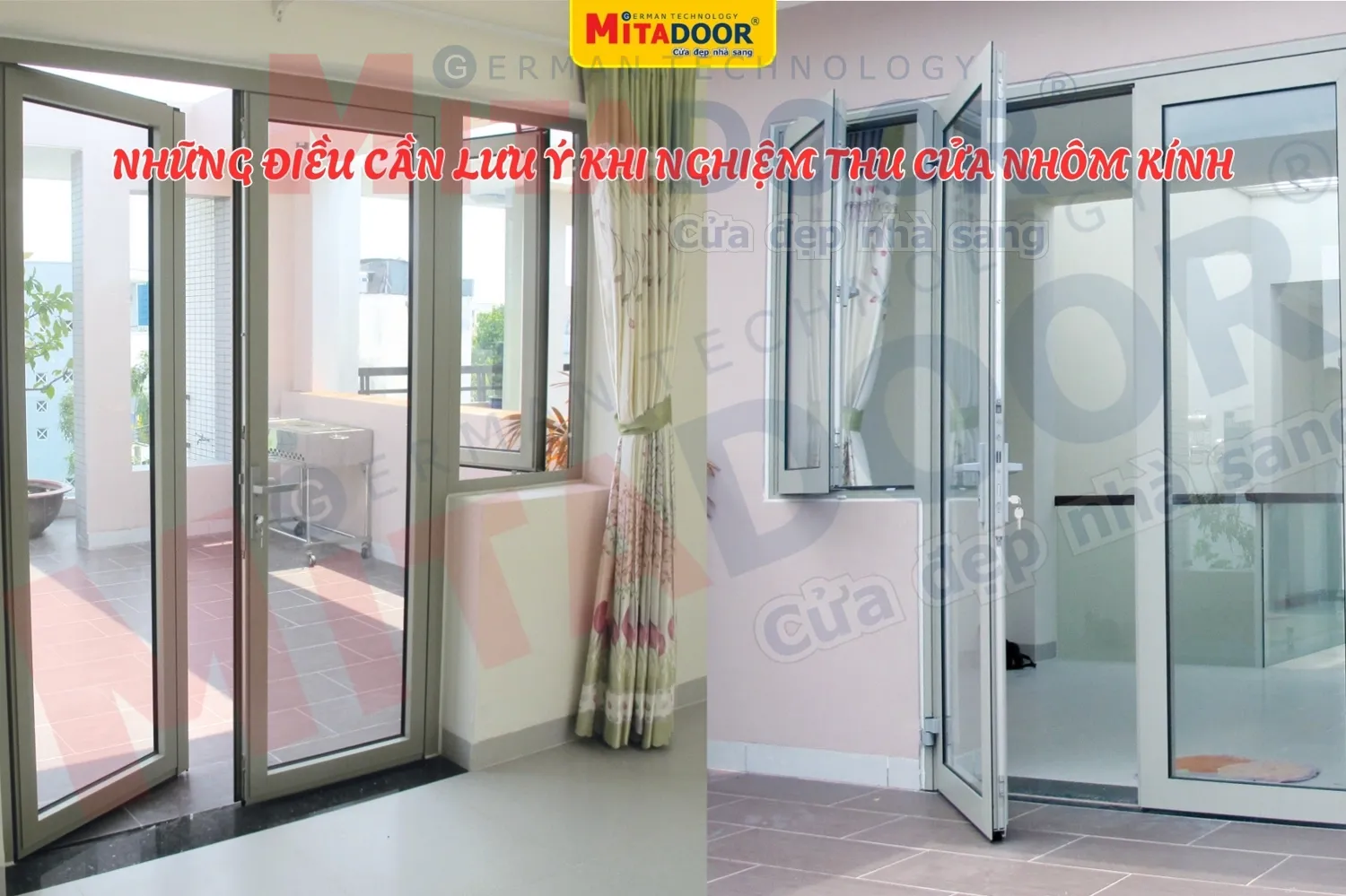Nghiệm thu cửa nh&ocirc;m k&iacute;nh chuẩn ngay từ đầu l&agrave; ch&igrave;a kh&oacute;a v&agrave;ng gi&uacute;p tổ ấm của bạn lu&ocirc;n vững ch&atilde;i v&agrave; kh&ocirc;ng sợ thấm nước
