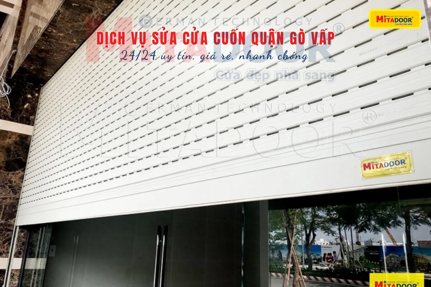 Dịch vụ sửa cửa cuốn G&ograve; Vấp 24/24 uy t&iacute;n, gi&aacute; rẻ, nhanh ch&oacute;ng
