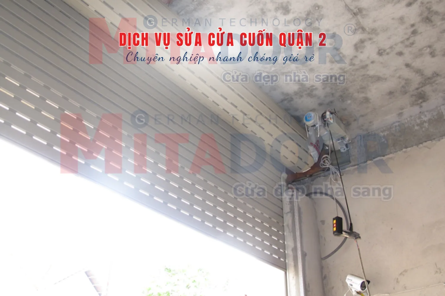 Dịch vụ sửa cửa cuốn quận 2 chuy&ecirc;n nghiệp nhanh ch&oacute;ng gi&aacute; rẻ