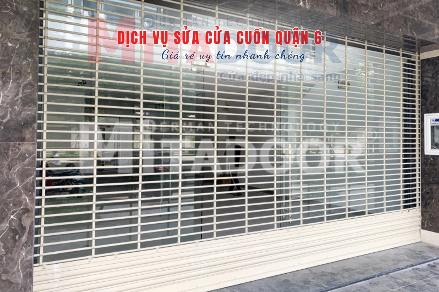 Dịch vụ sửa cửa cuốn quận 6 hỗ trợ 24/7, chuy&ecirc;n nghiệp uy t&iacute;n