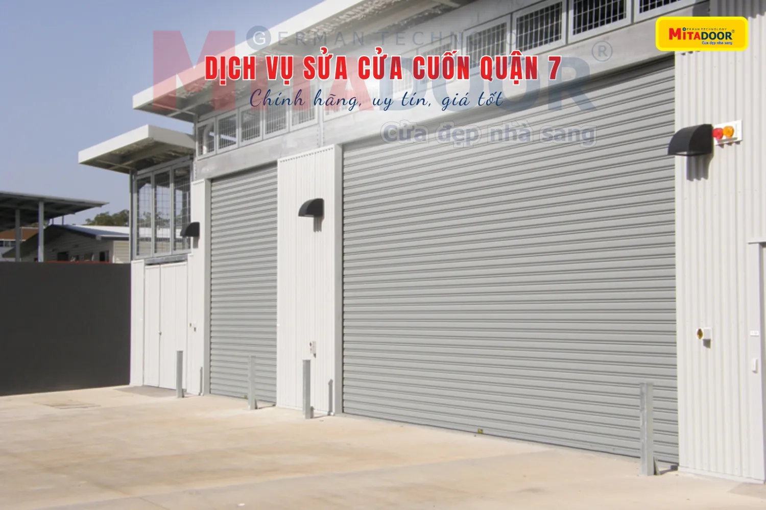 Dịch vụ sửa cửa cuốn quận 7 chính hãng, uy tín, giá tốt