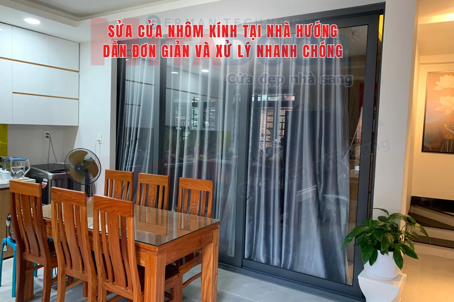Sửa cửa nh&ocirc;m k&iacute;nh tại nh&agrave; hướng dẫn hiệu quả v&agrave; xử l&yacute; nhanh ch&oacute;ng